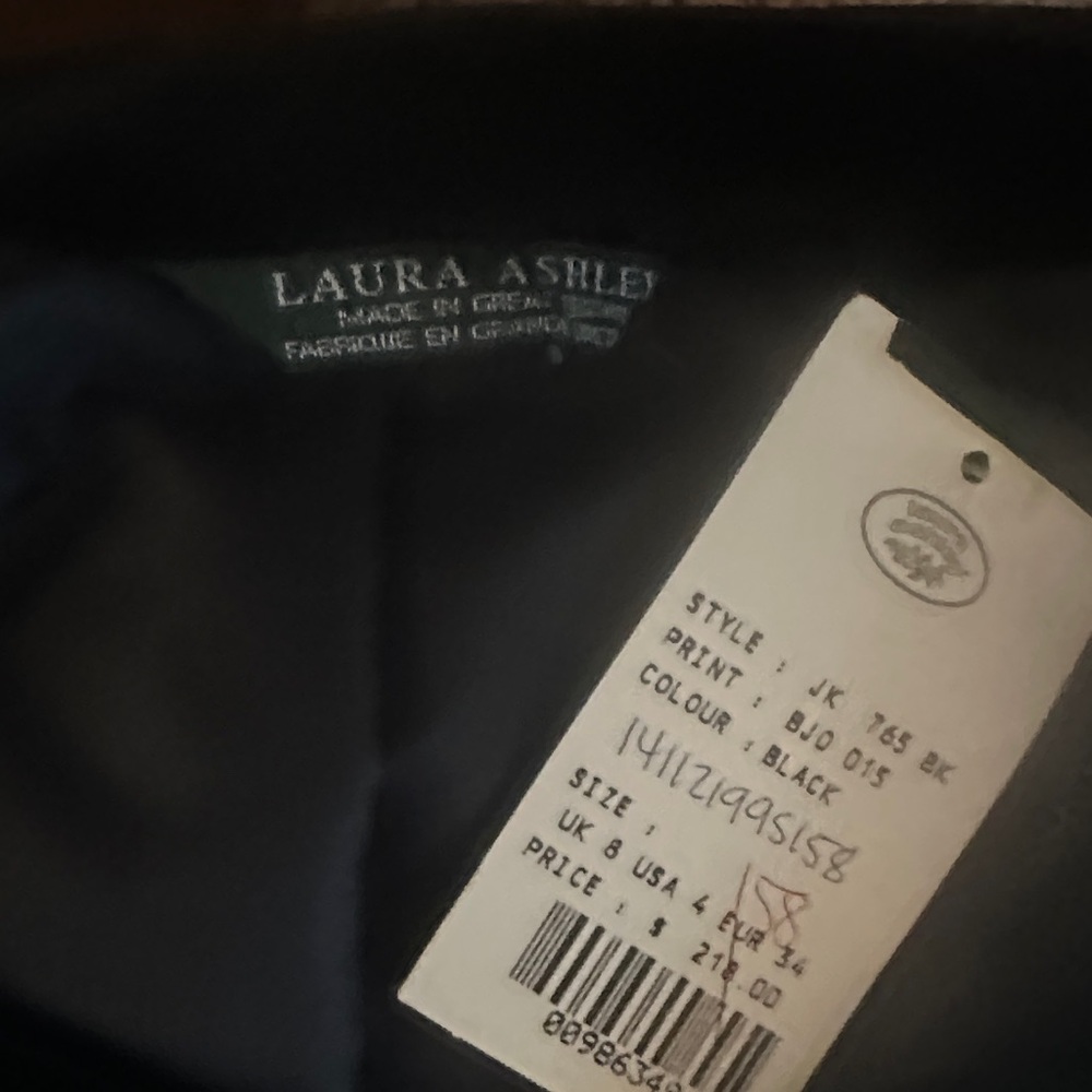 Laura Ashley Black Tailored Blazer